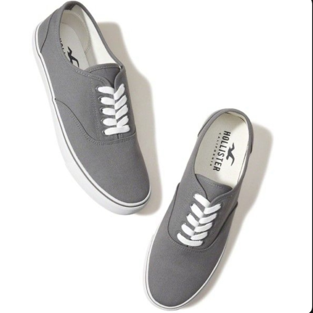 Hollister Co. Lo Casual Sneakers - Grey women’s size 7.5